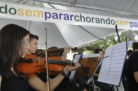 Orquestra Experimental da UFSCar se apresenta no Chorando Sem Parar (Foto: FAI/UFSCar)