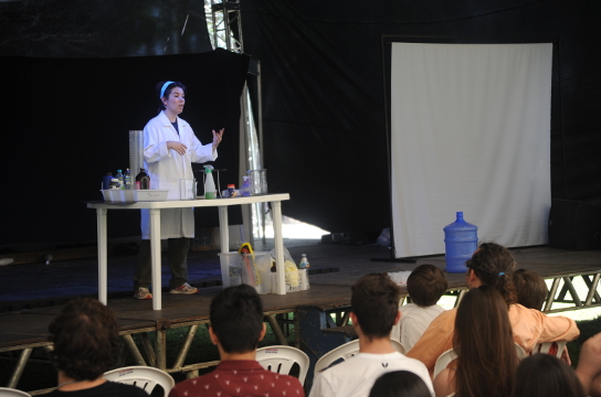 Núcleo Ouroboros atua na divulgação da ciência (Foto: CCS)