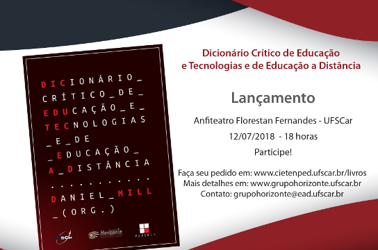 Convite do lançamento do Dicionário Crítico (Imagem: Reprodução)