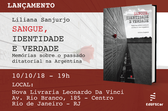 Lançamento acontece no dia 10 de outubro, no Rio de Janeiro. (Imagem: EdUFSCar)