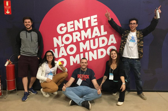 Equipe durante o Startup Weekend em São Carlos (Foto: Divulgação)