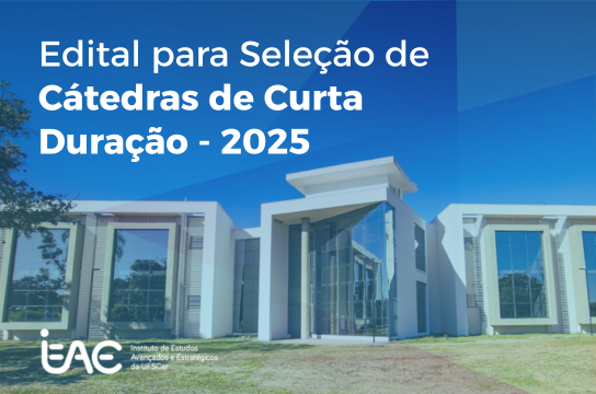 IEAE lança edital para seleção de Cátedras de curta duração