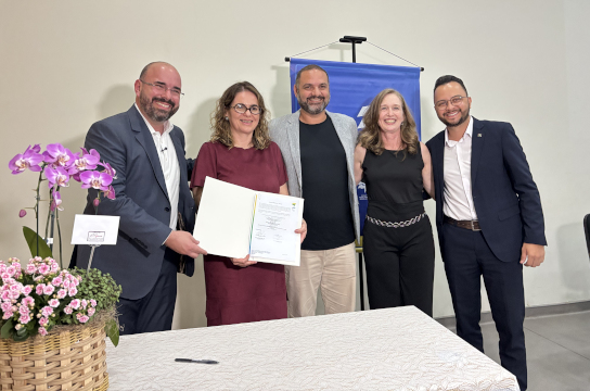 Lançamento do Centro de Referência Paralímpica ocorreu no dia 8/4, na UFSCar (Foto: Adriana Arruda)