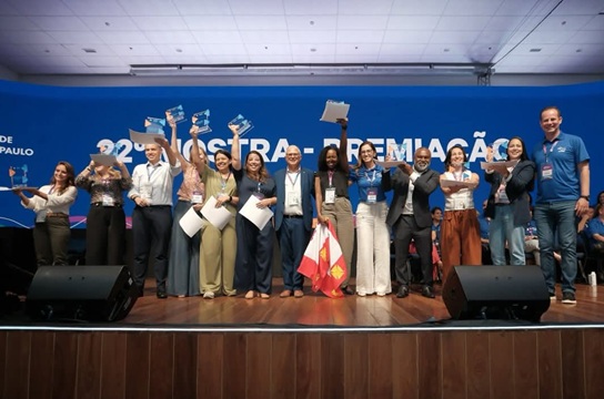 Projetos premiados durante Congresso, realizado em Santos (SP).(Foto: Acervo)