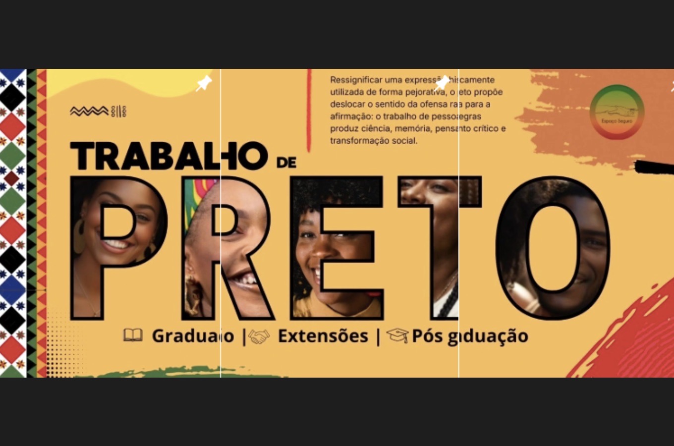 Grupo divulga produções acadêmicas de pessoas negras da UFSCar