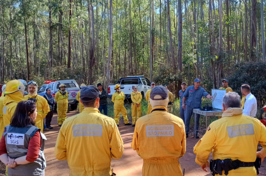 Operação é apoiada pelo Corpo de Bombeiros e pela Defesa Civil. (Imagem: ACR/UFSCar)