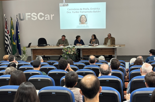 Yuriko Yamamoto Baldin recebe título de Professora Emérita da UFSCar