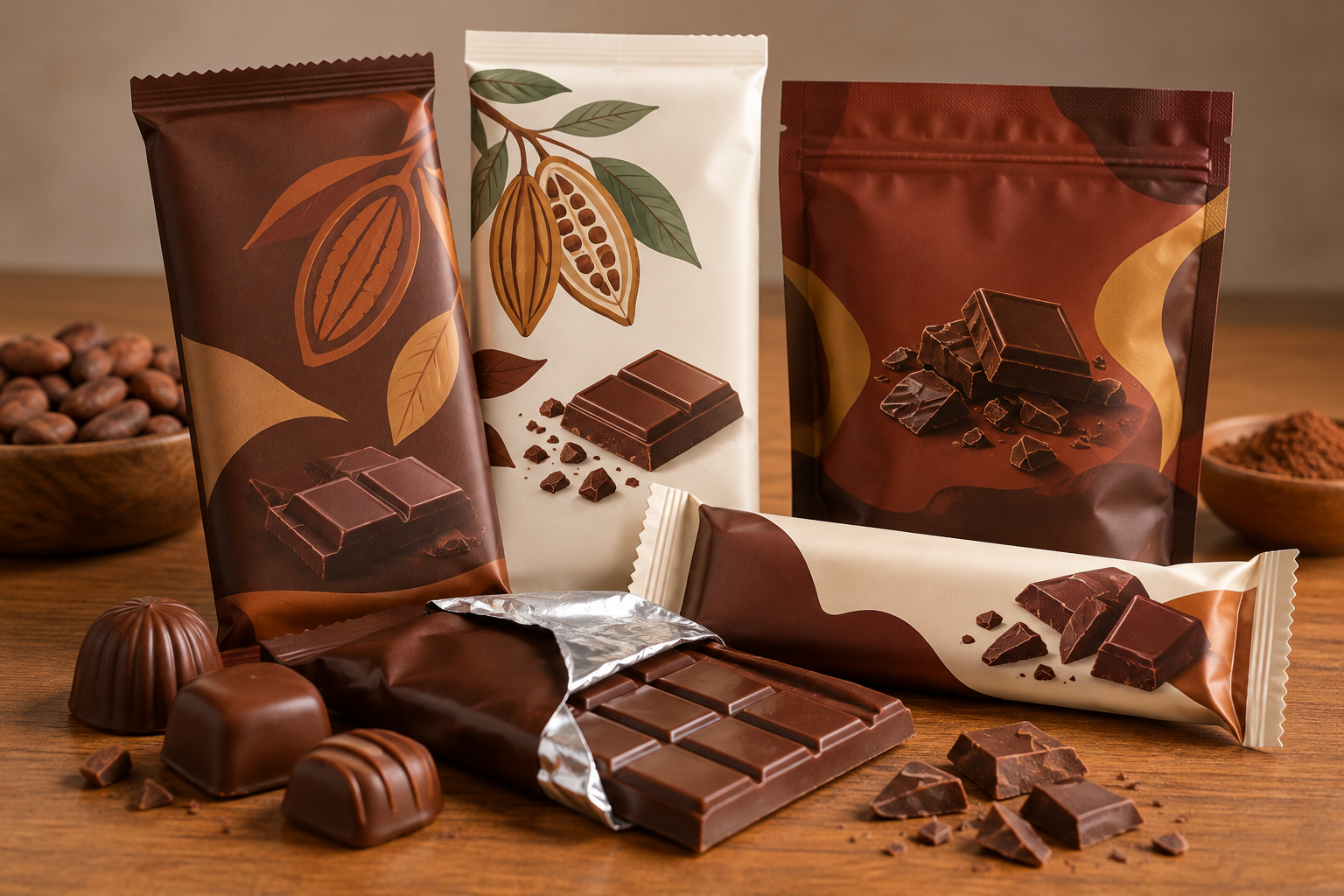 Pesquisa investiga como embalagens influenciam a compra de chocolates