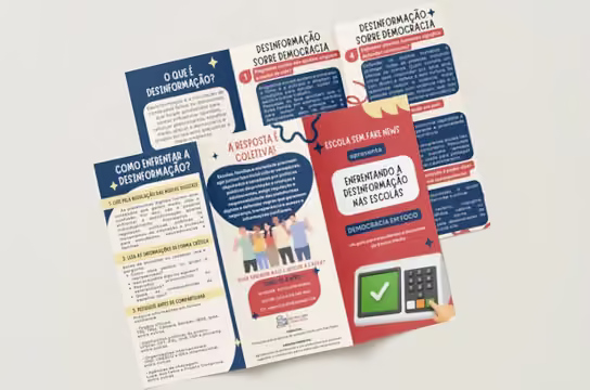 Material da Escola sem Fake News pode ser baixado gratuitamente (Imagem: Reprodução)